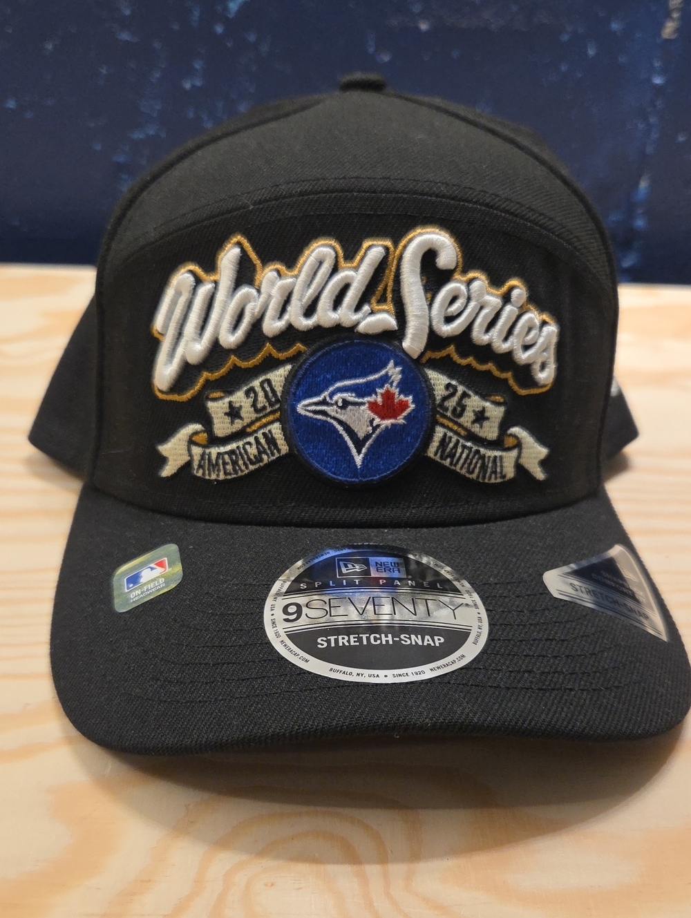 Toronto Blue Jays World Series Black New Era Snapback Hat (Unisex)